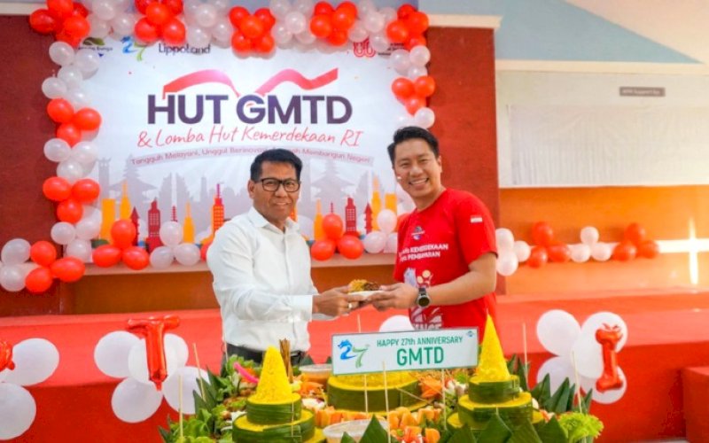 HUT GMTD. PT Gowa Makassar Tourism Development Tbk (GMTD) merayakan ulang tahunnya yang ke-27. foto: istimewa