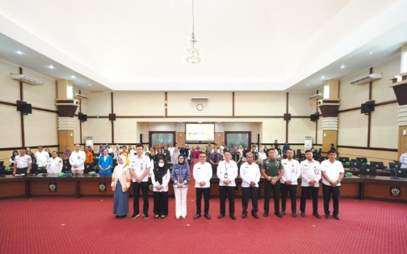 RAKOR. Pemprov Sulsel menggelar Rapat Koordinasi (Rakor) Penyusunan Gugus Tugas Pencegahan dan Penanganan TPPO Tingkat Provinsi Sulsel di Ruang Rapat Pimpinan Kantor Gubernur Sulsel, Rabu (20/8/2025). foto: istimewa