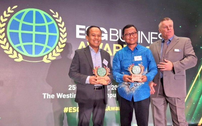 PENGHARGAAN. PT Vale Indonesia Tbk (PT Vale) bagian dari MindID, menorehkan prestasi gemilang dengan meraih dua penghargaan bergengsi pada ESG Business Awards 2025: Biodiversity Conservation Award &ndash; Indonesia dan Waste Management Award &ndash; Indonesia. foto: istimewa