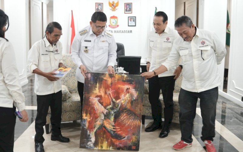 AUDIENSI. Wali Kota Makassar, Munafri Arifuddin, menerima audiensi Dewan Kesenian Kota Makassar, Rabu (1/10/2025). foto: istimewa