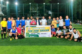 Denintel Kodam XIV Hasanuddin Perkuat Kemitraan dengan Media Melalui Pertandingan Mini Soccer