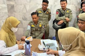 Dinkes dan Satpol PP Sulsel Skrining Kesehatan 612 Personel