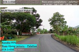 Pengerjaan Jalan Ujung Lamuru-Palattae Bone Capai 95 Persen