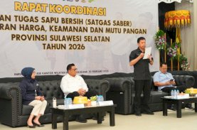 Pemprov Sulsel Pastikan Harga Pangan Terkendali Lewat Satgas Sapu Bersih