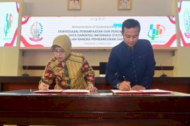 Andi Sudirman Sulaiman-Kepala BPS RI Teken MoU Penguatan Data Statistik untuk Dukung Pembangunan Daerah