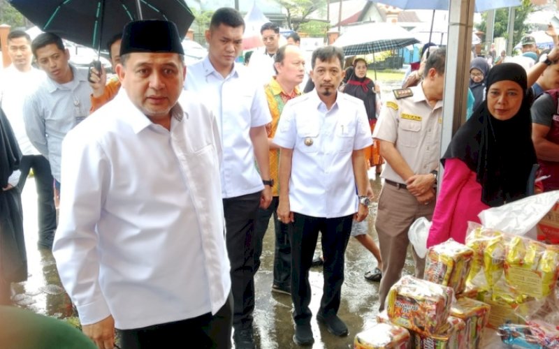 GPM. Wali Kota Makassar, Munafri Arifuddin, membuka sekalugus meninjau langsung Gerakan Pangan Murah (GPM), Rabu (11/3/2026). foto: istimewa