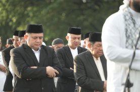 Munafri-Aliyah Salat Id Bersama Ribuan Warga Makassar, Perkuat Kebersamaan di Hari Kemenangan