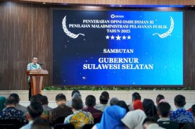 Ombudsman Serahkan Opini Penilaian Maladministrasi Pelayanan Publik 2025, Pemprov Sulsel: Jadikan Bahan Evaluasi