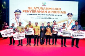 Pemprov Sulsel Apresiasi Kepala Daerah Berprestasi dalam Silaturahmi Kebersamaan