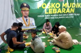 Posko Mudik Lebaran Bina Marga Sulsel Layani Kesehatan, Informasi Lalu Lintas hingga Takjil Pemudik