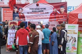 Posko Mudik Lebaran PDIP Makassar Dipadati Pemudik, Sediakan Takjil hingga Layanan Kesehatan