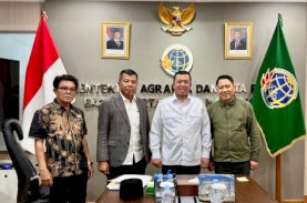 Andi Utta Bahas Optimalisasi Lahan Tidak Produktif Bersama Menteri ATR/BPN