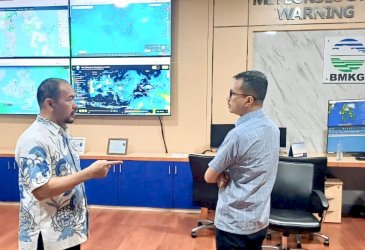 Diskominfo-SP Sulsel Perkuat Sinergi dengan BMKG Wilayah IV, Dorong Informasi Cuaca yang Lebih Akurat dan Cepat