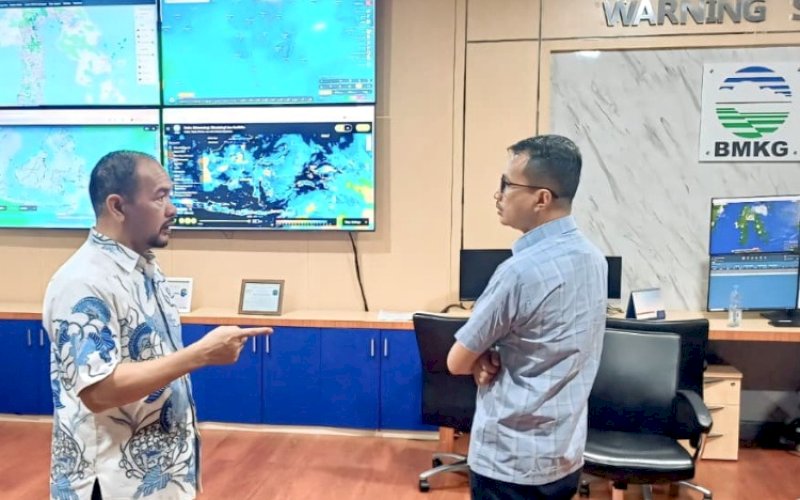 Diskominfo-SP Sulsel Perkuat Sinergi dengan BMKG Wilayah IV, Dorong Informasi Cuaca yang Lebih Akurat dan Cepat