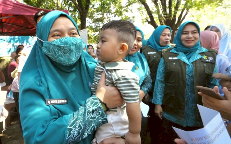 Tidak Boleh Ada Anak Tertinggal, PKK Sulsel Dorong Percepatan Imunisasi