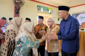 Uji Nurdin Hadiri Halalbihalal serta Sosialisasi Zakat, Infak, dan Sedekah Baznas
