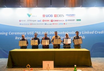 Vale Dapat Fasilitas Pinjaman Sindikasi Berbasis ESG Senilai US$750 Juta