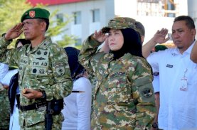 Pengukuhan Komcad ASN Pemprov Sulsel, Aliyah Mustika Ilham Dukung Penguatan Bela Negara