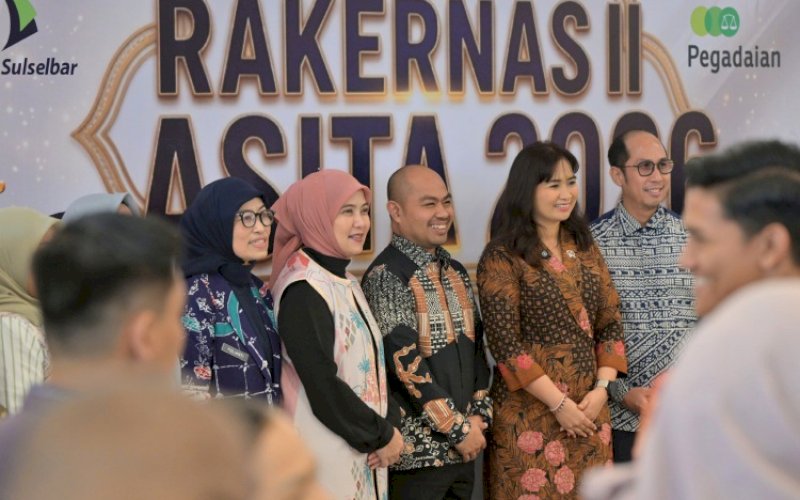 RAKERNAS ASITA. Rapat Kerja Nasional (Rakernas) II Association of The Indonesian Tours and Travel Agencies (ASITA) 2026 mengusung tema 'Strengthening Indonesian Tourism Through Partnership' berlangsung di Four Points by Sheraton Makassar, Kamis (7/5/2026). foto: istimewa