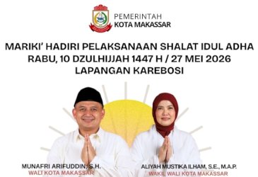 Appi-Aliyah akan Salat Iduladha Bersama Ribuan Warga di Lapangan Karebosi