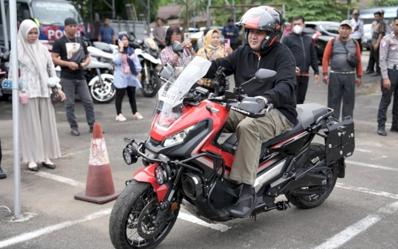Makassar Kini Punya Layanan SIM C1, Munafri Arifuddin Ajak Komunitas Motor Tertib Berkendara