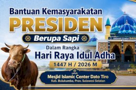 Bulukumba Berkurban 1.936 Ekor, Satu Ekor Sapi Bantuan Presiden