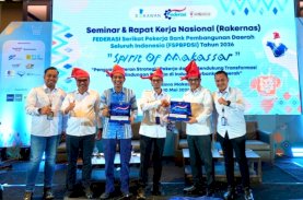 Sekda Sulsel Hadiri Rakernas FSP BPD SI, Pemprov Sulsel Dorong Keseimbangan Bisnis Perbankan dan Kesejahteraan Pekerja