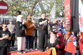 May Day 2026, Munafri-Aliyah Ramaikan Fun Walk Serikat Buruh dan Pekerja