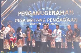 Pakatto Raih Penghargaan Desa Matang Pengadaan dari LKPP