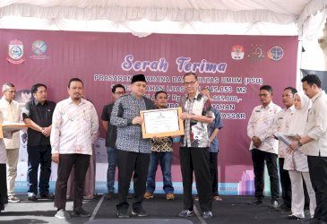 GMTD Resmi Serahkan PSU Tujuh Klaster Tanjung Bunga ke Pemkot Makassar