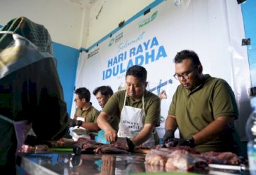 PJM Salurkan Daging Kurban, Hadirkan Semangat Berbagi dan Kepedulian di Momen Iduladha