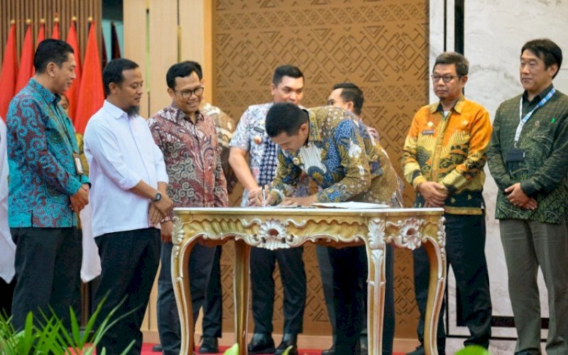 MUSRENBANG. Bupati Bantaeng, M Fathul Fauzy Nurdin, Musyawarah Perencanaan Pembangunan (Musrenbang) RPJMD 2025-2029 dan Musrenbang RKPD 2026 Provinsi Sulsel yang digelar di Ruang Pola Kantor Gubernur Sulsel, Kamis (30/4/2026). foto: istimewa