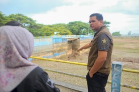 Siap Pengerukan untuk Cegah Banjir, Uji Nurdin Tinjau Cekdam Balang Sikuyu