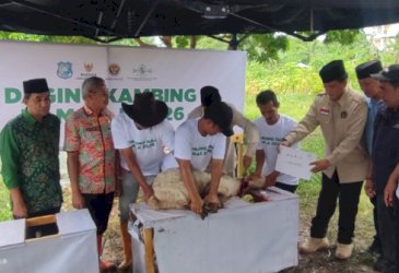 Baznas Bulukumba Sembelih 129 Ekor Kambing Dam Jemaah Haji, Dibagi ke Panti Asuhan dan Ponpes