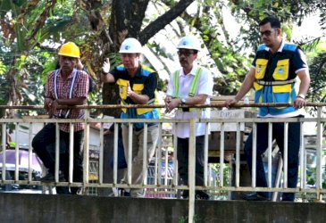 Andi Syahrum Pimpin Langsung Normalisasi Saluran Air Baku PDAM Makassar