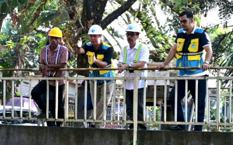 Andi Syahrum Pimpin Langsung Normalisasi Saluran Air Baku PDAM Makassar