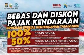Pemprov Sulsel Hapus Denda Pajak Kendaraan 100 Persen, Beri Diskon Pokok PKB 50 Persen