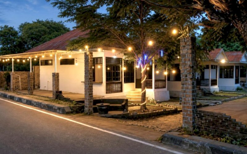 BUNGALOW. Bungalow atau penginapan milik PT Sulsel Citra Indonesia (Perseroda) atau PT SCI yang dikelola Citra Bira Lestari penginapan di Tanjung Bira, Kabupaten Bulukumba. foto: istimewa