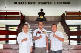 Ketua PWI Sulsel Bertemu Divif 3 Kostrad, Siap Bangun Program Kolaboratif