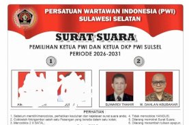Nomor Urut 2, Suwardi Thahir Optimistis Menang Pemilihan Ketua PWI Sulsel 2026