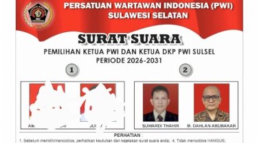 Nomor Urut 2, Suwardi Thahir Optimistis Menang Pemilihan Ketua PWI Sulsel 2026