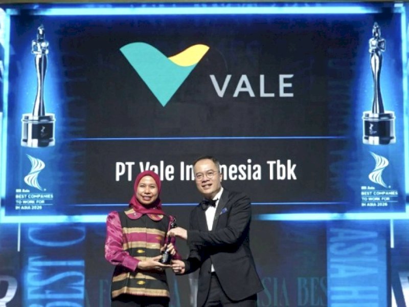 Vale Raih Dua Penghargaan HR Asia Best Companies to Work for in Asia Awards 2026