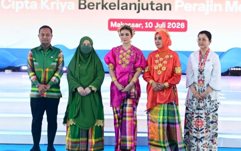 HUT DEKRANAS. Gubernur Sulsel, Andi Sudirman Sulaiman, menghadiri pembukaan HUT Dekranas ke-46 yang berlangsung di Trans Studio Mall (TSM) Makassar, Jumat (10/7/2026). foto: istimewa