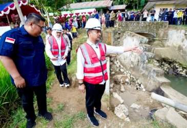 Andi Sudirman Sulaiman Groundbreaking Rehabilitasi DI Balombong Torut
