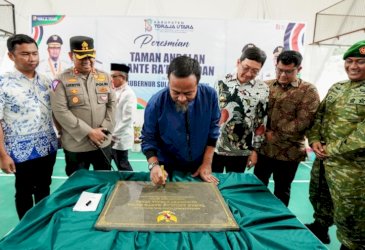 Andi Sudirman Sulaiman Resmikan Taman Andalan Rante Ra&rsquo;da&rsquo; di Torut