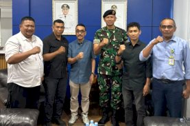 Andi Syahrum dan Danyonkav-10 Bahas Peningkatan Layanan Air Bersih Asrama Prajurit