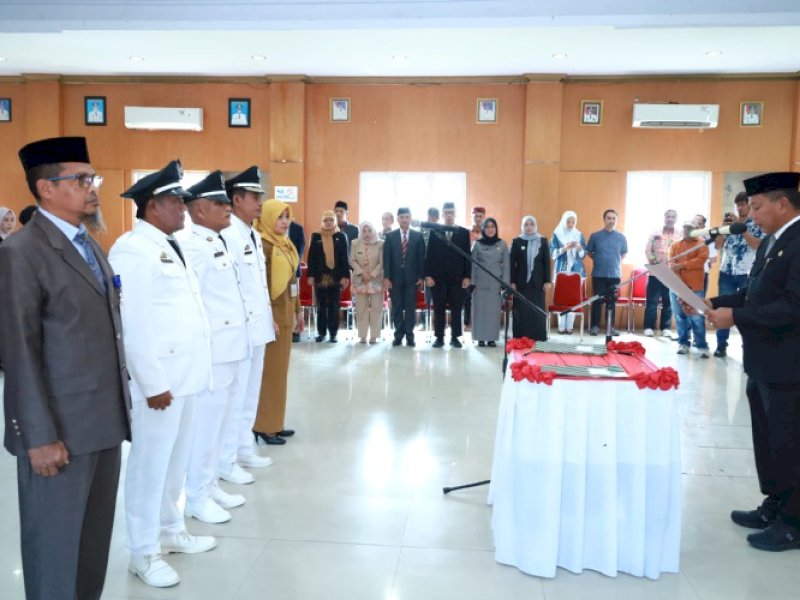 Lantik Puluhan Pejabat, Andi Utta: Jangan Beri Apa Pun Demi Jabatan, Tunjukkan Kinerja