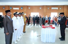 Lantik Puluhan Pejabat, Andi Utta: Jangan Beri Apa Pun Demi Jabatan, Tunjukkan Kinerja