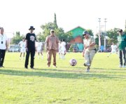 HUT Kemerdekaan RI Ke-81, Andi Utta Buka Turnamen Sepak Bola di Gantarang