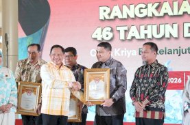Munafri Arifuddin dan Melinda Aksa Terima Penghargaan Dekranas, Makassar Sukses Kembangkan Kerajinan Tradisional